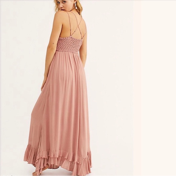 Free People Pink Maxi Dress - Picture 3 of 5